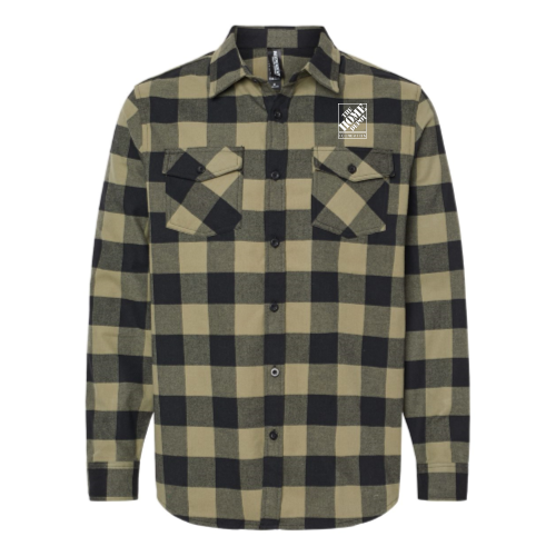 Hdf Button HDF Mens Flannel Button Up – Homedepot